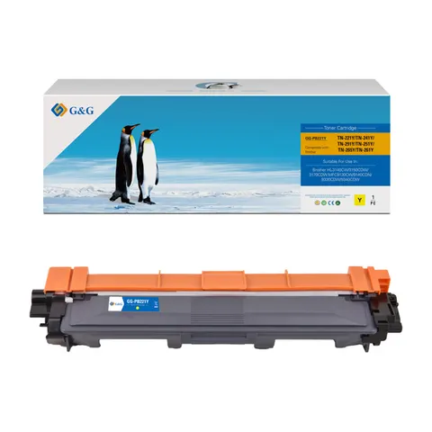 Toner G&G zamiennik Brother TN241Y - żółty, 1400 stron