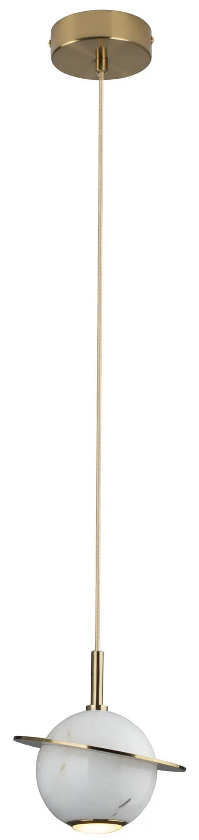 Biała lampa wisząca kosmos planeta Max Light P0413 Uranos LED 5W 3000K