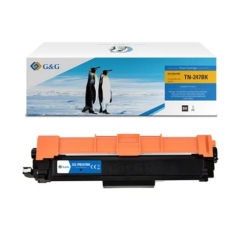 Toner G&G zamiennik Brother TN247BK - czarny, 3000 stron