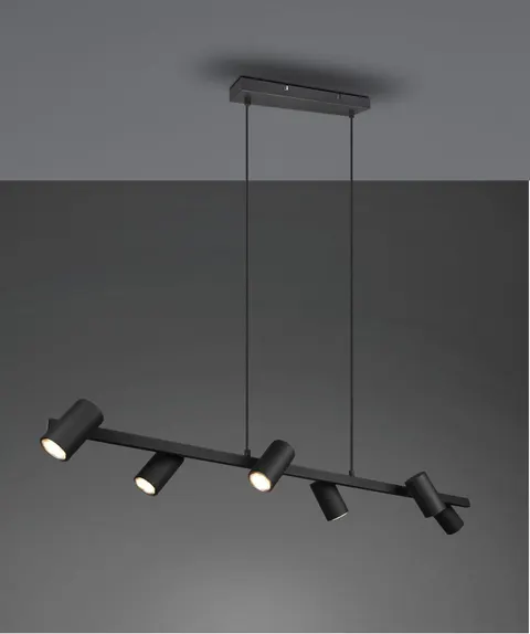Lampa wisząca Trio 302400632 Marley 6xGU10 Czarny