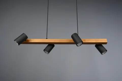 Lampa wisząca Trio 312490432 Marley 4xGU10 Czarny