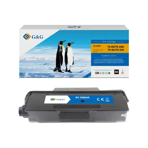 Toner G&G zamiennik Brother TN3280 - czarny, 8000 stron