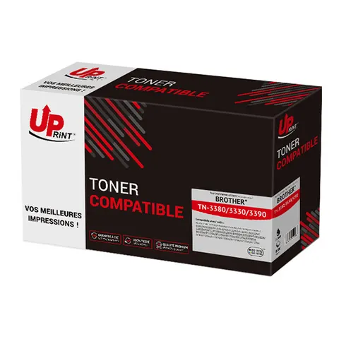 Toner UPRINT zamiennik Brother TN3380 - czarny, 8000 stron