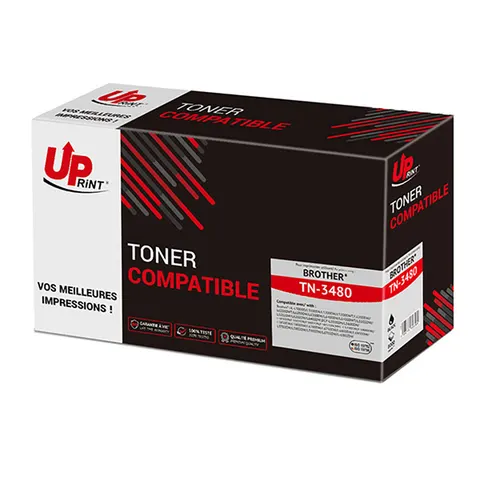 Toner UPRINT zamiennik Brother TN3480 - czarny, 8000 stron