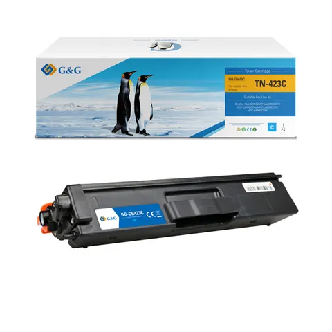 Toner G&G zamiennik Brother TN423C - cyan, 4000 stron