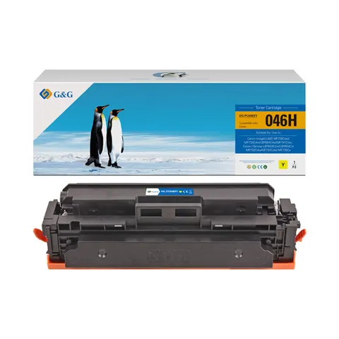 Toner G&G zamiennik Canon 046HY - żółty, 5000 stron