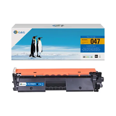 Toner G&G zamiennik Canon 047 - czarny, 1600 stron