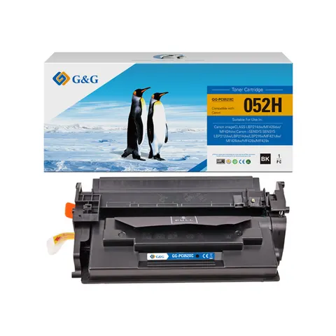 Toner G&G zamiennik Canon 052H - czarny, 9200 stron
