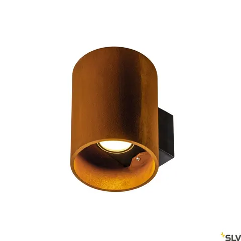 Zewnętrzny rdzawy kinkiet walec SLV 1004651 Oculus LED 14W 3000/4000K IP65