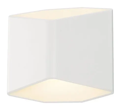 Biały ściemniany foremny kinkiet SLV 151711 Eskina LED 9,8W 3000K