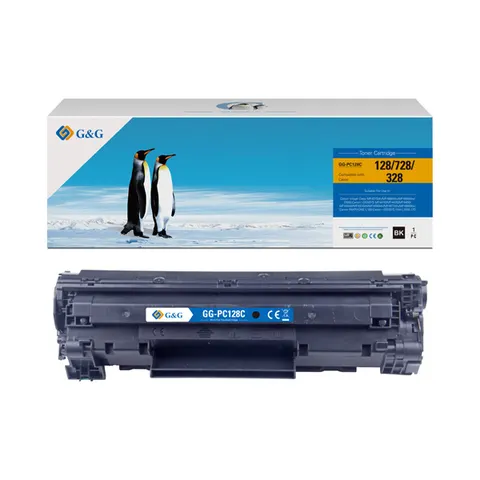 Toner G&G zamiennik Canon CRG728 - czarny, 2100 stron