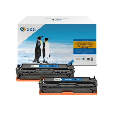 Toner G&G zamiennik HP CB540A - czarny, 2200 stron