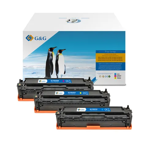 Toner G&G zamiennik HP CB541A - cyan, 1400 stron
