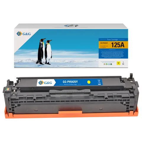 Toner G&G zamiennik HP CB542A - żółty, 1400 stron