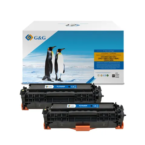 Toner G&G zamiennik HP CC530A - czarny, 3500 stron