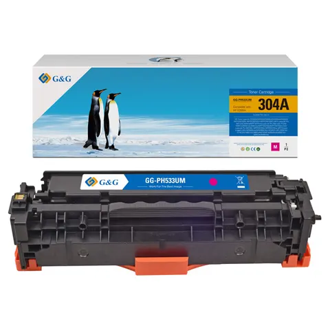 Toner G&G zamiennik HP CC533A - magenta, 2800 stron