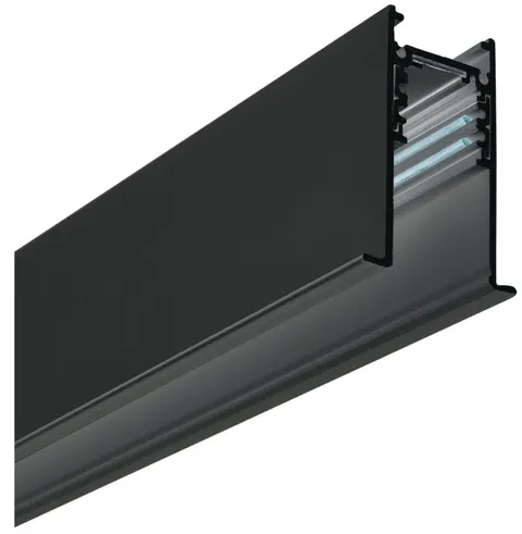 Czarna szyna magnetyczna podtynkowa na uchwyty Oxyled Multiline 899588 Typ E 1M