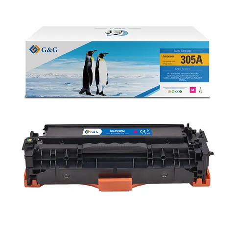 Toner G&G zamiennik HP CE413A - magenta, 2600 stron