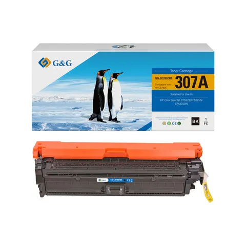 Toner G&G zamiennik HP CE740A - czarny, 7000 stron