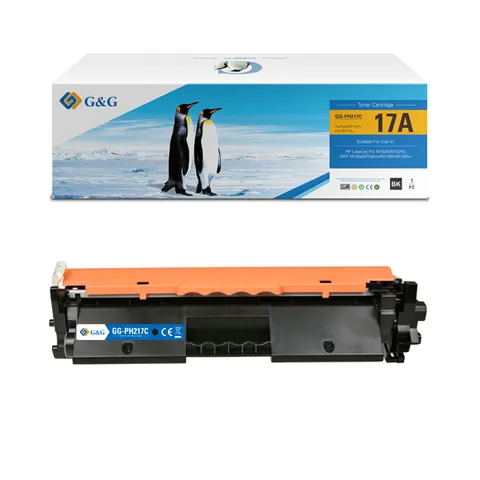 Toner G&G zamiennik HP CF217A - czarny, 1600 stron