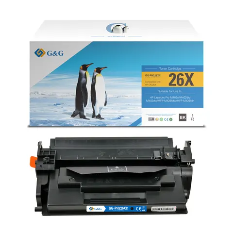 Toner G&G zamiennik HP CF226X - czarny, 9000 stron