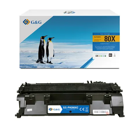 Toner G&G zamiennik HP CF280X - czarny, 6900 stron