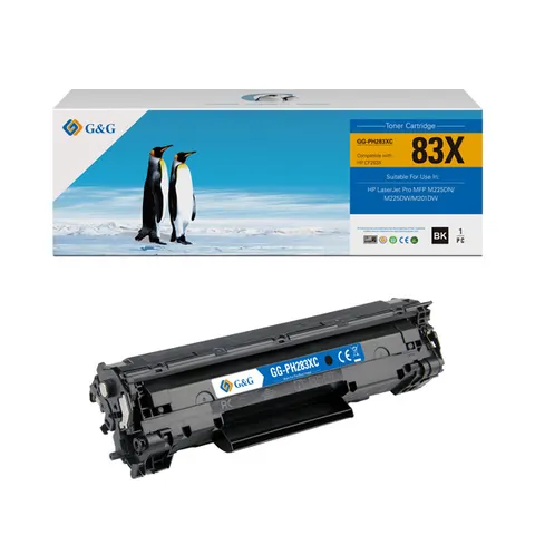 Toner G&G zamiennik HP CF283X - czarny, 2200 stron