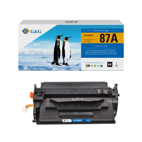 Toner G&G zamiennik HP CF287A - czarny, 9000 stron