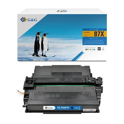 Toner G&G zamiennik HP CF287X - czarny, 18000 stron