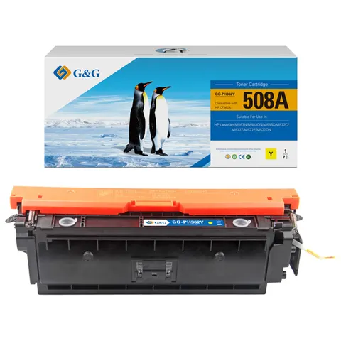 Toner G&G zamiennik HP CF362A - żółty, 5000 stron