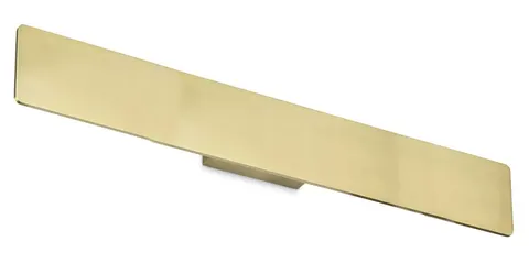 Aluminiowa lampa ścienna kinkiet prostokątny mosiądz Ideal Lux 287072 Zig zag ap d75 3000K LED 30W