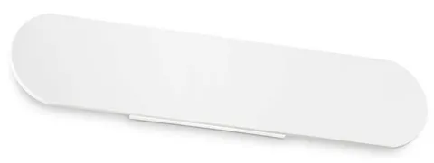 Biała owalna lampa ścienna kinkiet aluminiowy Ideal Lux 273914 Echo ap d40 LED 20W 3000K