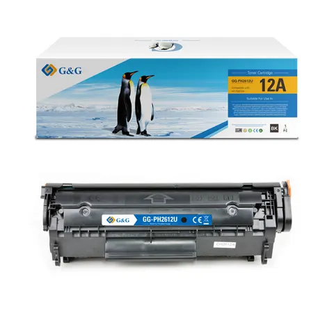 Toner G&G zamiennik HP Q2612A - czarny, 2000 stron