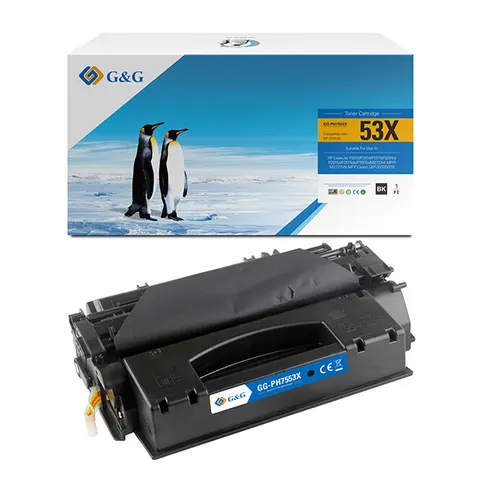 Toner G&G zamiennik HP Q7553X - czarny, 7000 stron