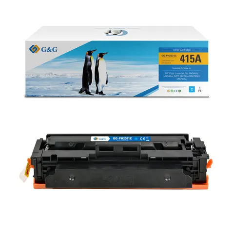 Toner G&G zamiennik HP W2031A - cyan, 2100 stron