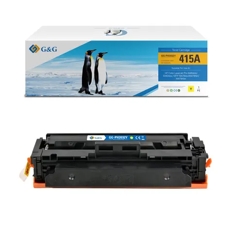 Toner G&G zamiennik HP W2032A - żółty, 2100 stron