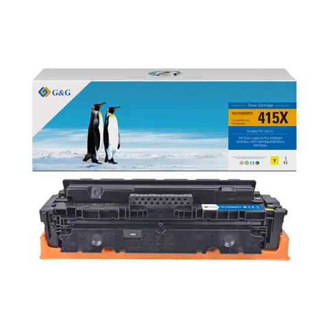 Toner G&G zamiennik HP W2032X - żółty, 6000 stron