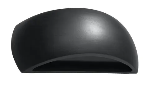 Kinkiet ścienny ceramiczny Sollux Lighting SL.0876 Café Au Lait PONTIUS czarny 1xG9