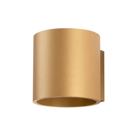 Kinkiet ścienny nowoczesny walec Sollux Lighting SL.1181 Deep Space ORBIS 1 złoty 1xG9