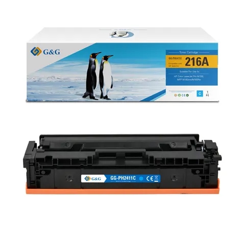 Toner G&G zamiennik HP W2411A - cyan, 850 stron