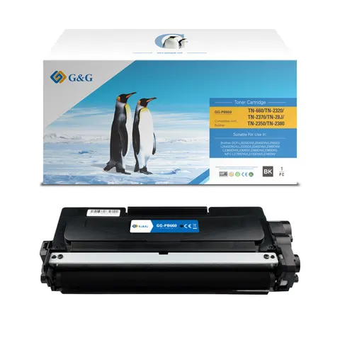 Toner G&G zamiennik Brother TN2320 - czarny, 2600 stron