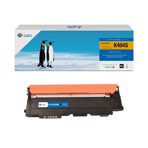 Toner G&G zamiennik Samsung CLT-K404S - czarny, 404 stron