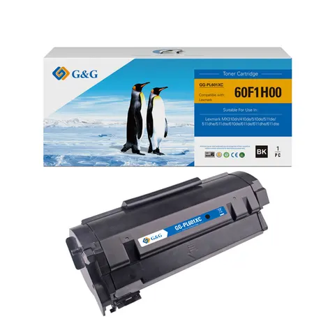 Toner G&G zamiennik Lexmark 60F2H00 - czarny, 10000 stron