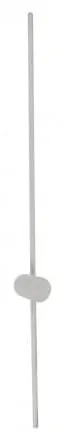 Kinkiet ścienny lampa liniowa biała Azzardo AZ5689 Graziano Wall 100 BK LED 15W