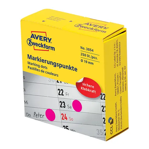 Etykiety AVERY 3854 - 250 et./arkusz