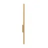 Kinkiet LASER WALL L 11814 Nowodvorski satynowy złoty, 78 cm, 2xG9, styl nowoczesny do korytarza