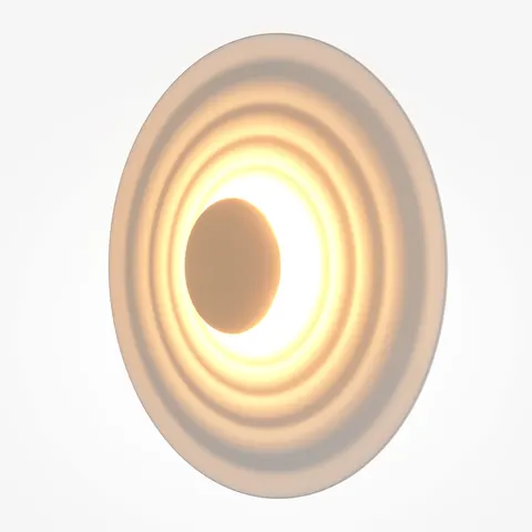 Biały kinkiet okrąg 40cm Maytoni MOD400WL-L5W2.7K Nami LED 2700K
