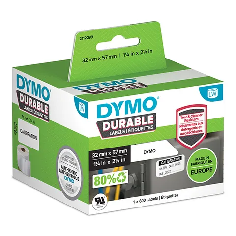 Etykiety DYMO 2112289 - 32mm × 57mm, białe, 800 szt.