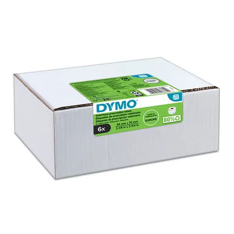 Etykiety DYMO 2187328 - 70mm × 54mm, białe, 6 x 400 szt.
