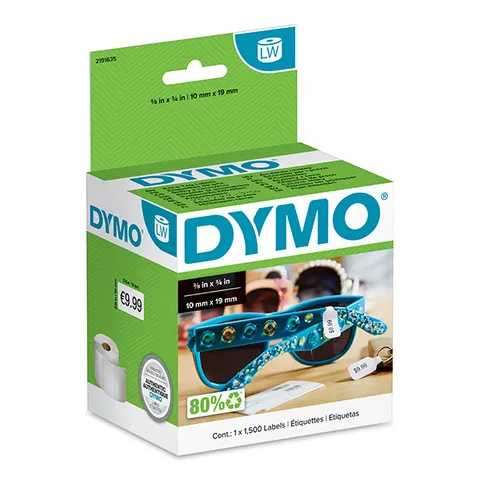 Etykiety DYMO 2191635 - 54mm × 11mm, białe, 1500 szt.
